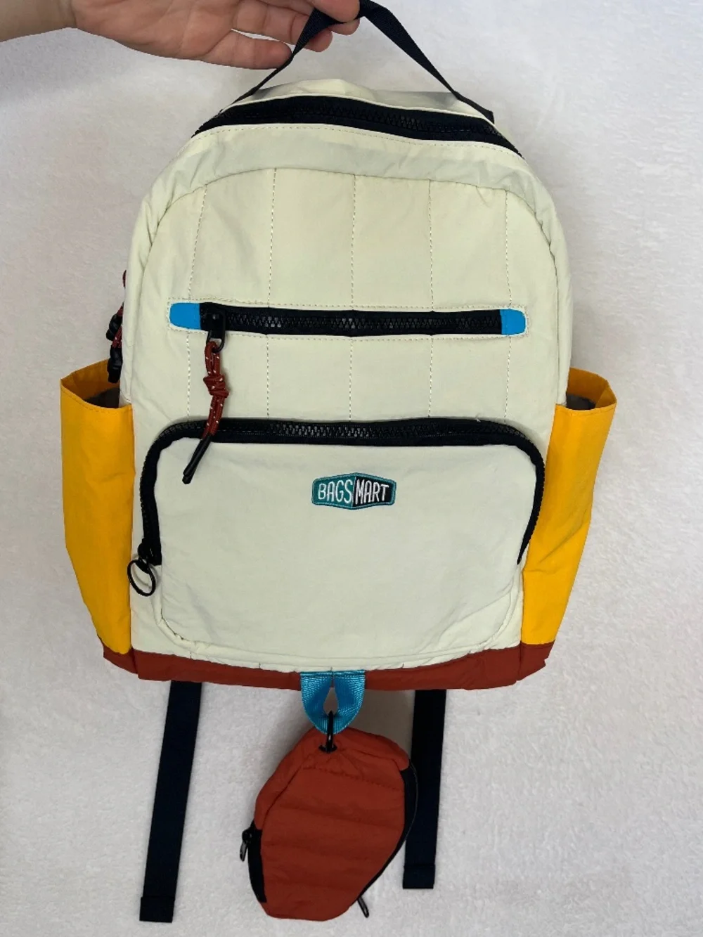 Bagsmart Walker 14L ColorBlock Kids Backpack Pencil Case Back to School Light